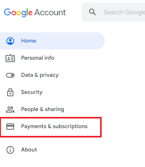 Google payment and subscription in Hindi